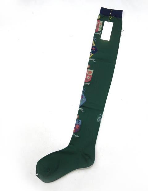 Jane Marple Flower crests オーバーニーソックス