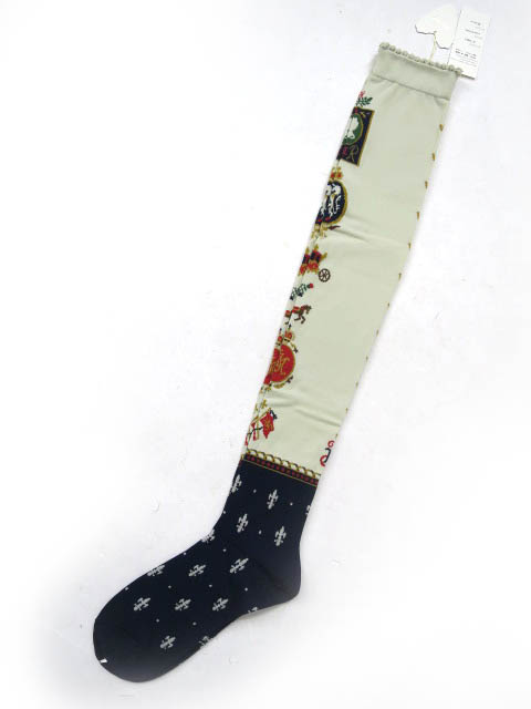 Jane Marple Royal chocolate オーバーニーソックス