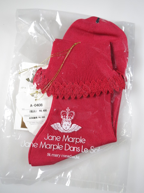 Jane Marple レーストリミングソックス
