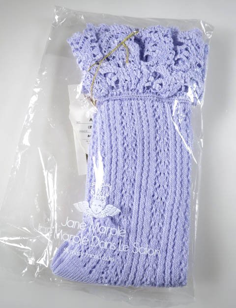 Jane Marple Crochet lace クルーソックス