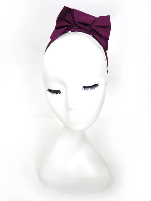 Jane Marple Dans Le Salon Silk taffeta リボンヘッドドレスカチューシャ