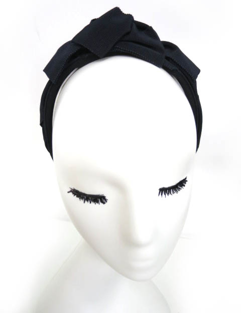 Jane Marple Dans Le Salon リボンヘッドドレスカチューシャ