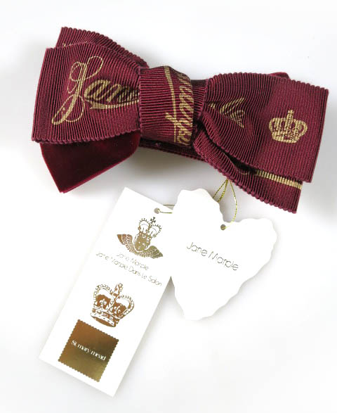 Jane Marple ロゴリボンクリップ