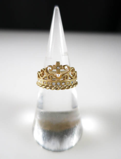 Jane Marple プリンセスティアラダブルリング