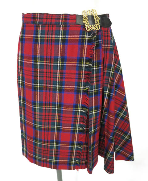Jane Marple タータンチェックのキルトスカート