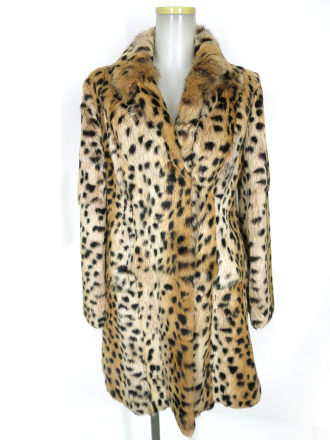 Jane Marple レオパードファーコート