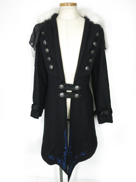 Sixh. ファー付きナポレオンコート