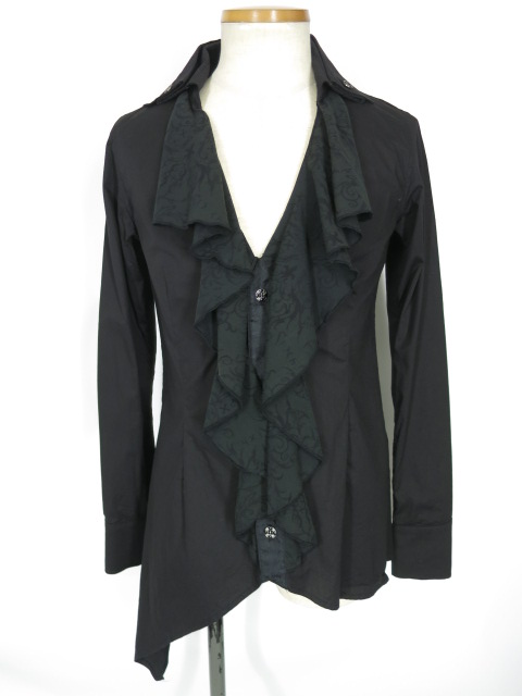 Sixh. アシンメトリーフリルブラウス