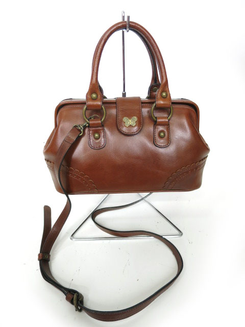 ANNA SUI アンティークレザー ドクターズハンドバッグ