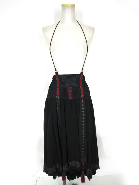 OZZ ONESTE タッセル付きチャイナ2wayロングスカート