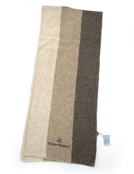 Vivienne Westwood MAN ロゴ刺繍マフラー