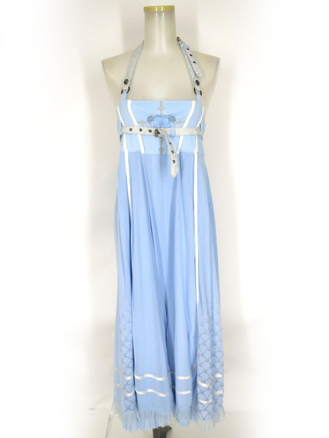 OZZ ONESTE 薔薇刺繍ホルターオールインワン