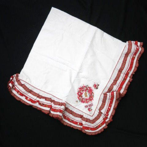 PINK HOUSE アドヴェントリース刺繍ストール