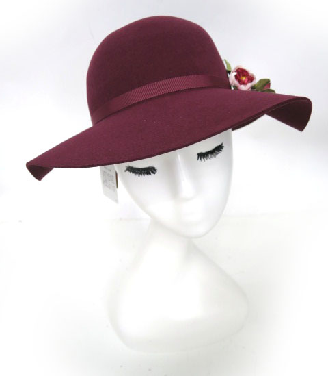 PINK HOUSE コサージュ付きハット