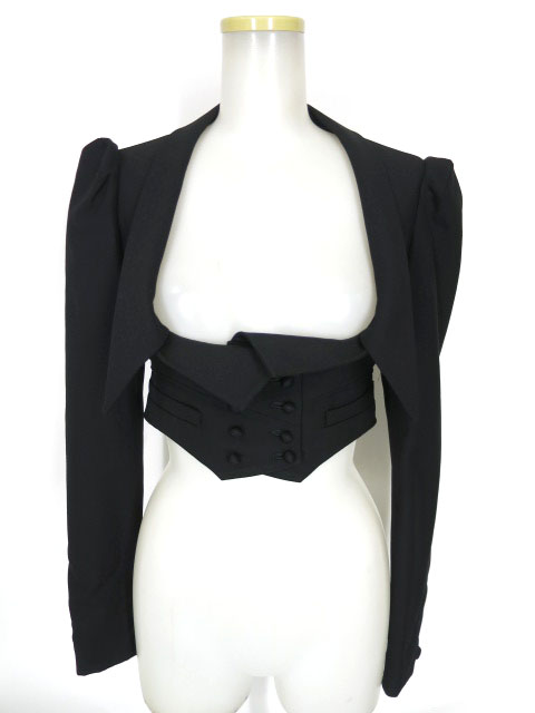 alice auaa バックベルトショートジャケット