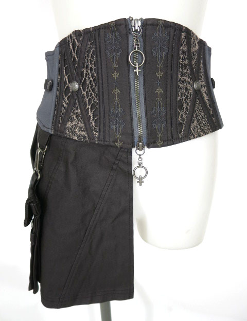 Rozen Kavalier サイドフラップ＆ポケット付きコルセット