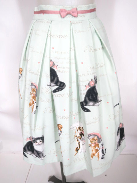 Innocent World アンティークキャットスカート