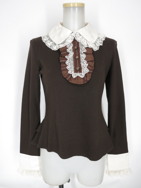 Angelic Pretty Chelseaレジメンジャボ付カットソー