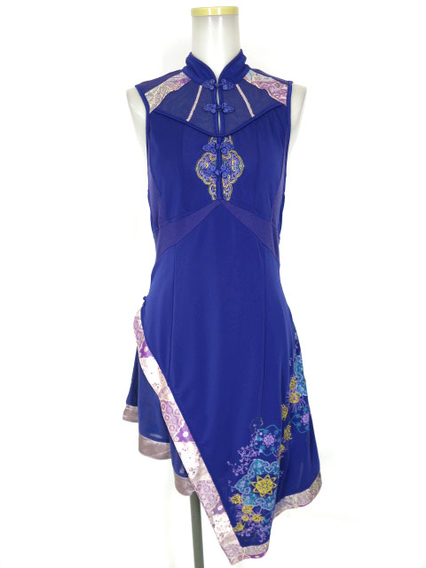 OZZ ONESTE チャイナノースリーブワンピース