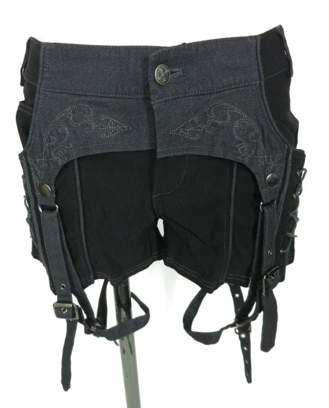 Ozz Croce ガーターレッグバンド付きショートパンツ