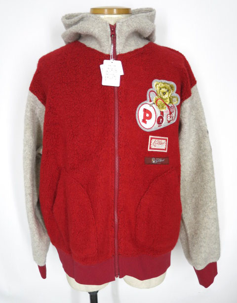 Karl Helmut パイルニット ジップアップパーカ