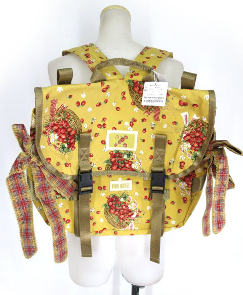 PINK HOUSE ロイヤルクイーンベリー柄リュック