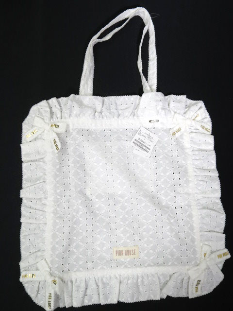 PINK HOUSE レーストートバッグ
