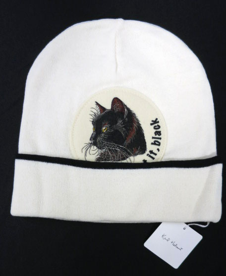 Karl Helmut ブラックキャットニット帽