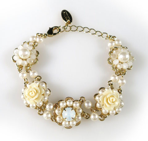 PINK HOUSE ローズモチーフブレスレット