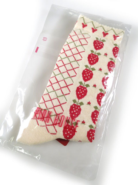 PINK HOUSE ストロベリー ソックス