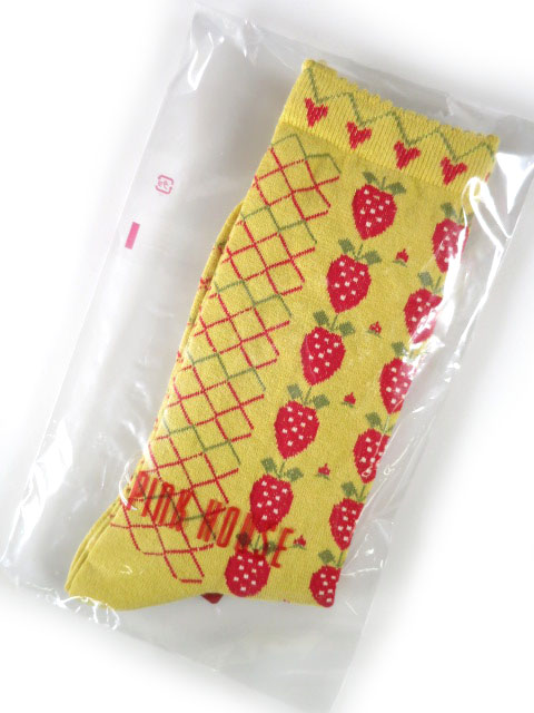 PINK HOUSE ストロベリー ソックス