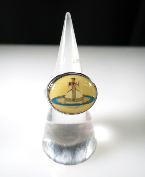 Vivienne Westwood エナメルボタンリング