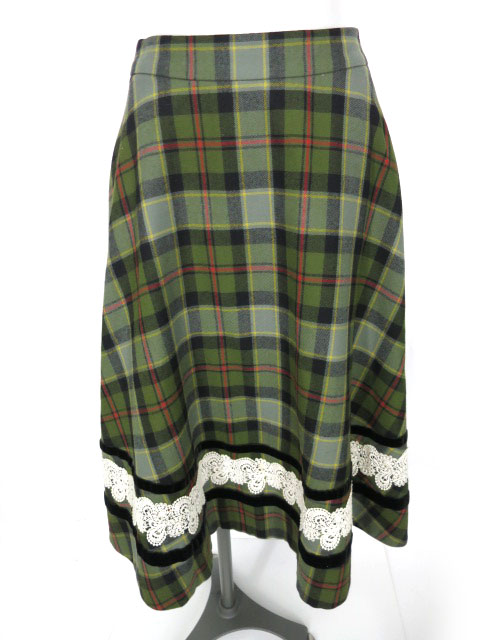 Jane Marple チェック柄スカート