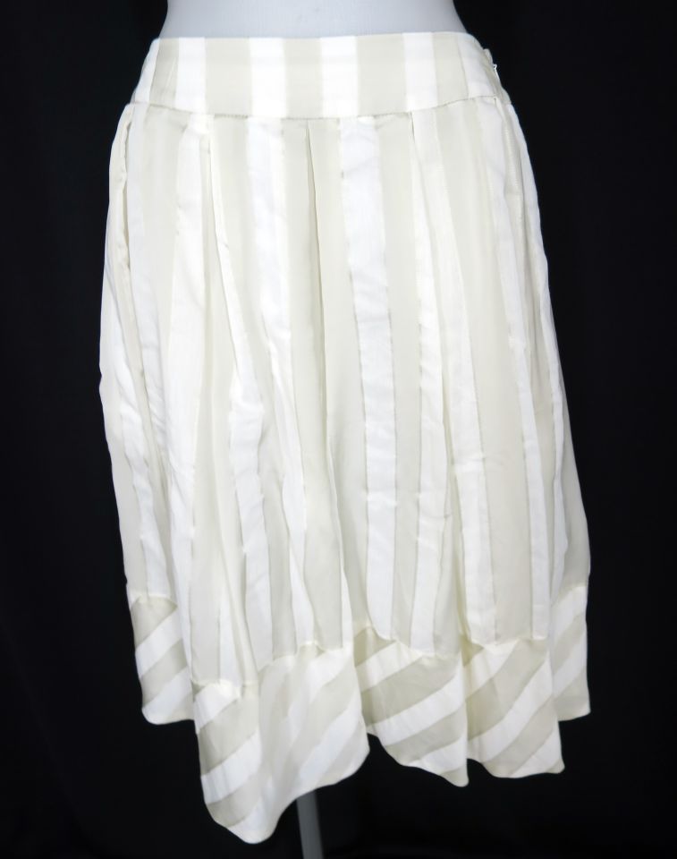 Jane Marple シアーストライプタックスカート