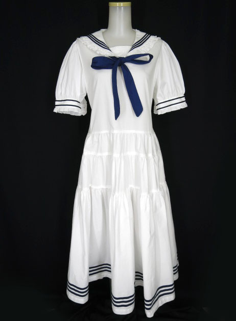 PINK HOUSE セーラーカラーワンピース