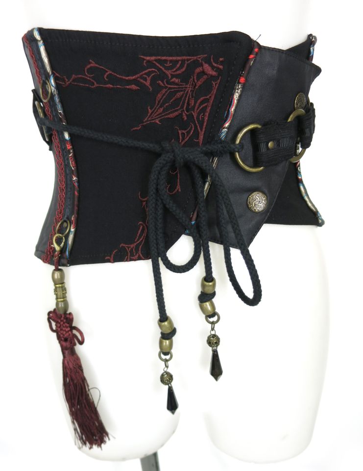 OZZ ONESTE タッセル＆ベルト付きコルセット