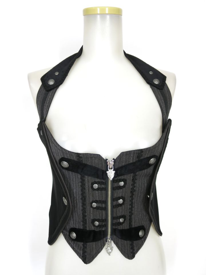 OZZ ONESTE ホルターネックコルセットベスト