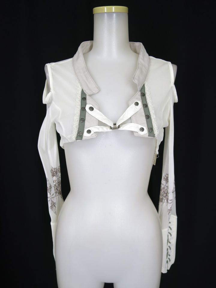 Rozen Kavalier 肩出しメッシュチュールシュラグ