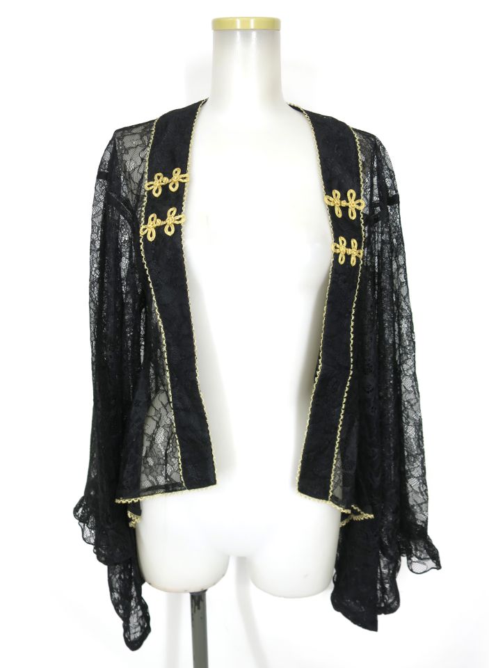 Metamorphose 着物袖レースボレロ