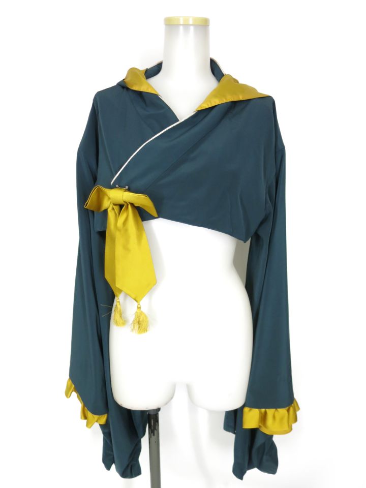 Metamorphose フード付き着物袖ボレロ (プラスサイズ)