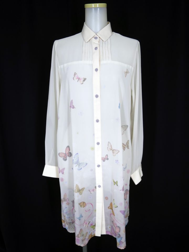 abilletage バタフライシャツワンピース