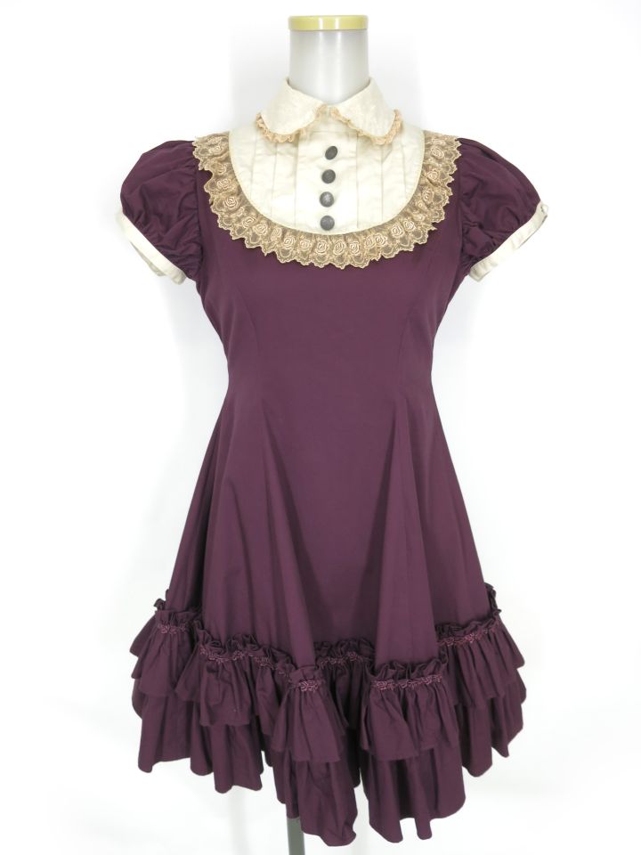 Mary Magdalene ホワイテリーフワンピース