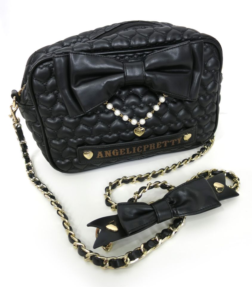 Angelic Pretty Heartキルティングショルダーバッグ