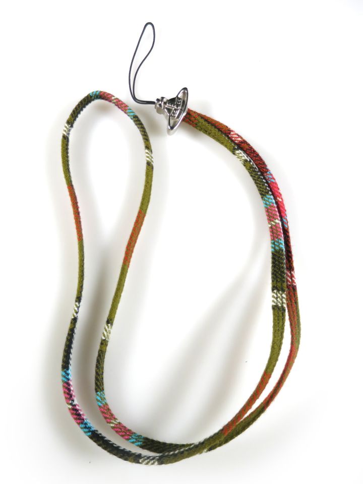 Vivienne Westwood タータンチェック 携帯ネックストラップ