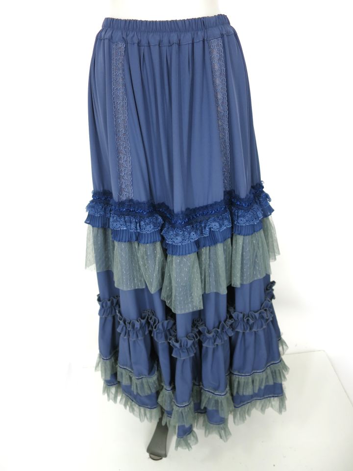 Hoshibako Works 七色 ワルツ チュールフリルアンダースカート (ロング)