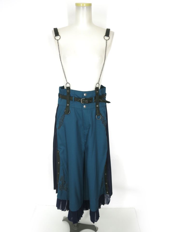 Rozen Kavalier プリーツ切替ワイドパンツ