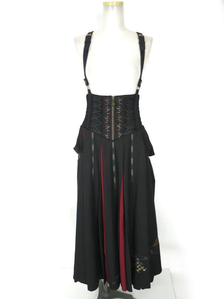 OZZ ONESTE 紅葉刺繍袴風スカート