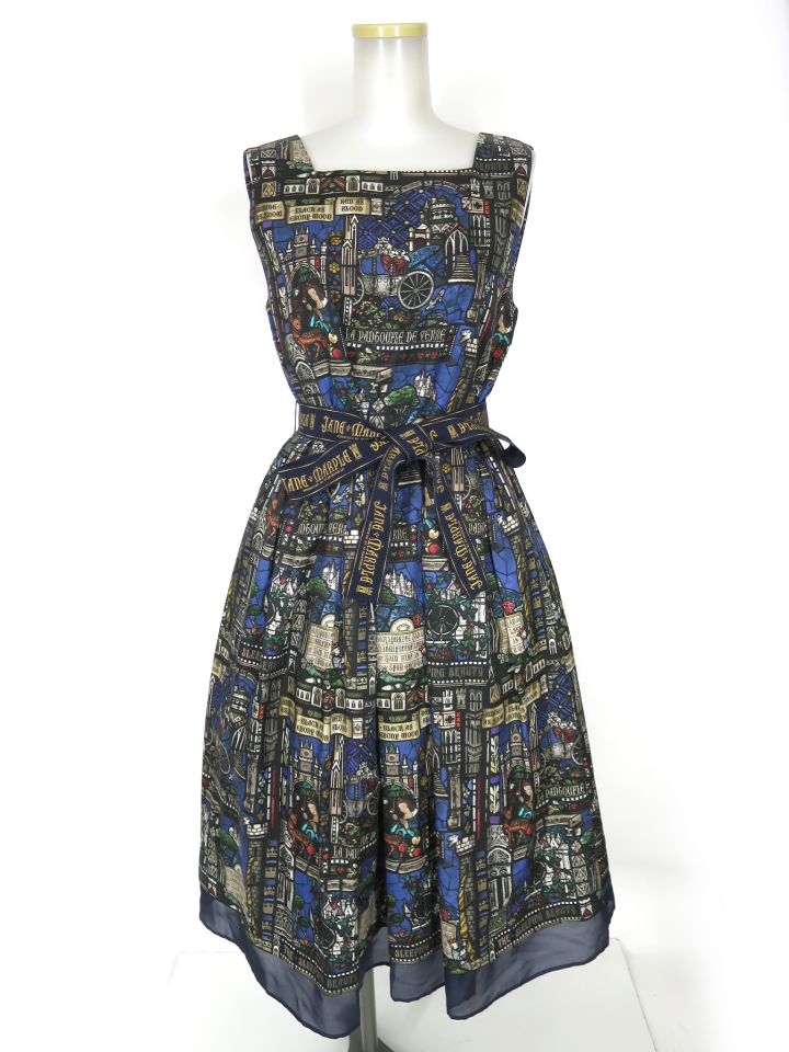 Jane Marple グリムステンドグラス スクエアドレス