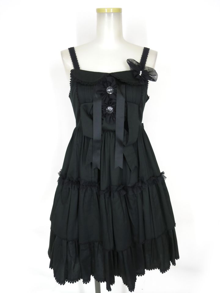 Angelic Pretty フラワーバタフライジャンパースカート