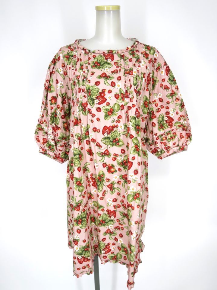 PINK HOUSE ストロベリー柄チュニック